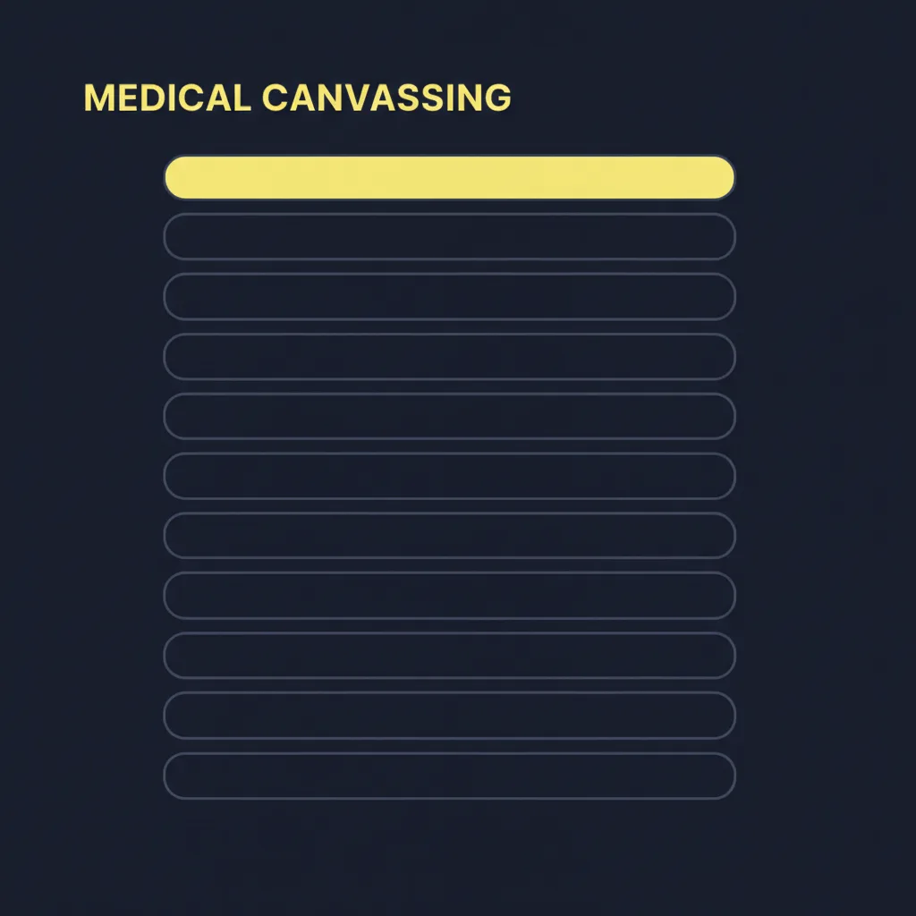 A ranked leaderboard of the seven best medical canvassing companies for 2026