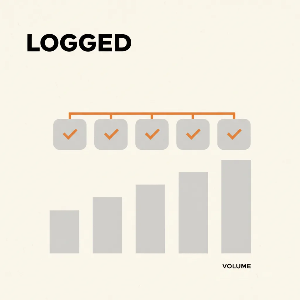 Diagram showing audit-record quality staying flat as order volume rises during a surge