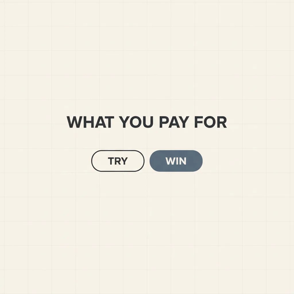 What you pay for: try versus win