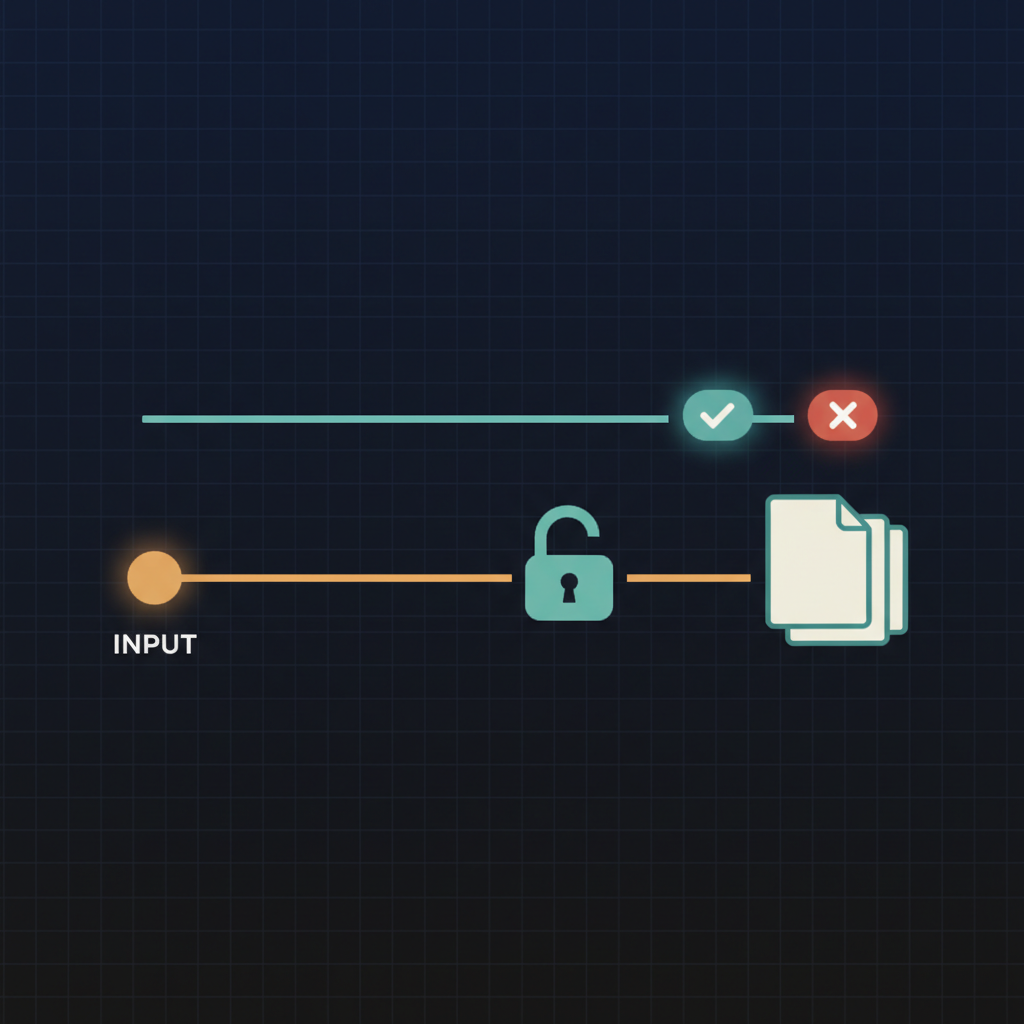 Two diverging investigation paths from a single claim: a canvass lane resolving to a yes/no, and a records-retrieval lane passing through a HIPAA authorization gate to a full clinical chart.