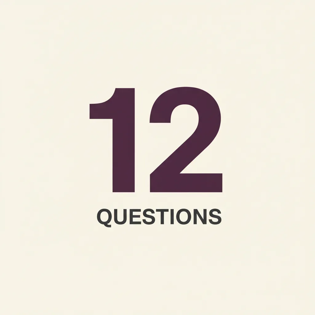 A structured reference check question list arranged as an ordered sequence, with early questions answered and later ones open