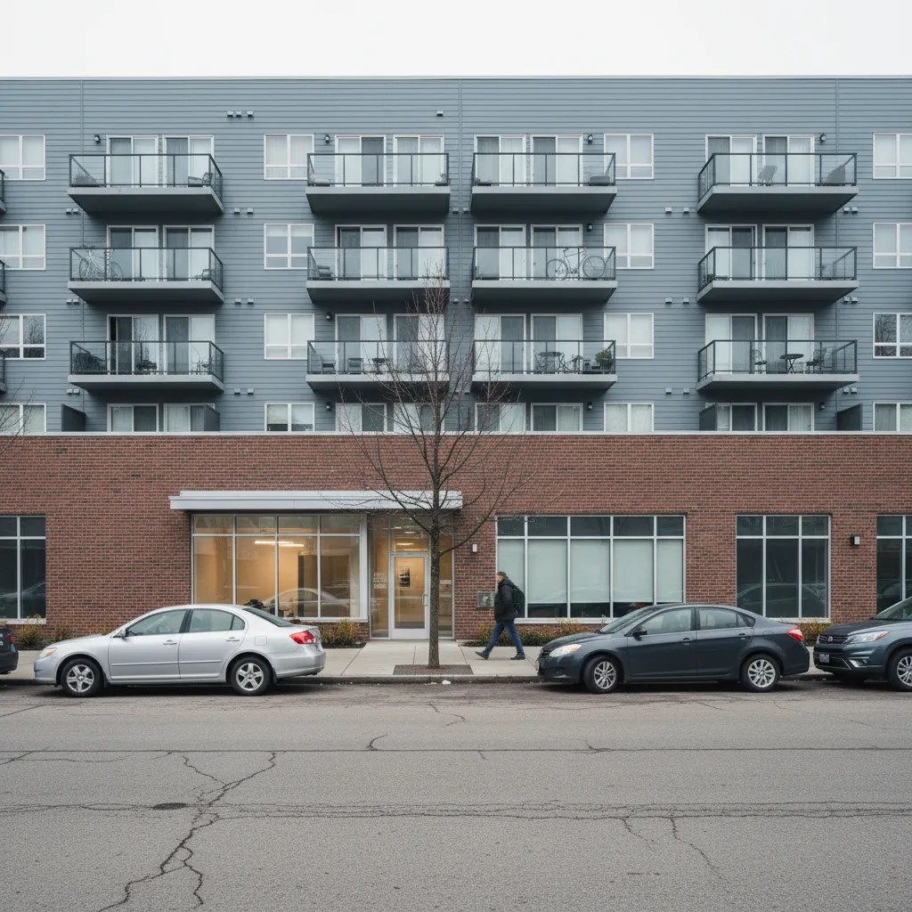 An ordinary apartment community — where the cost of approved fraud eventually lands
