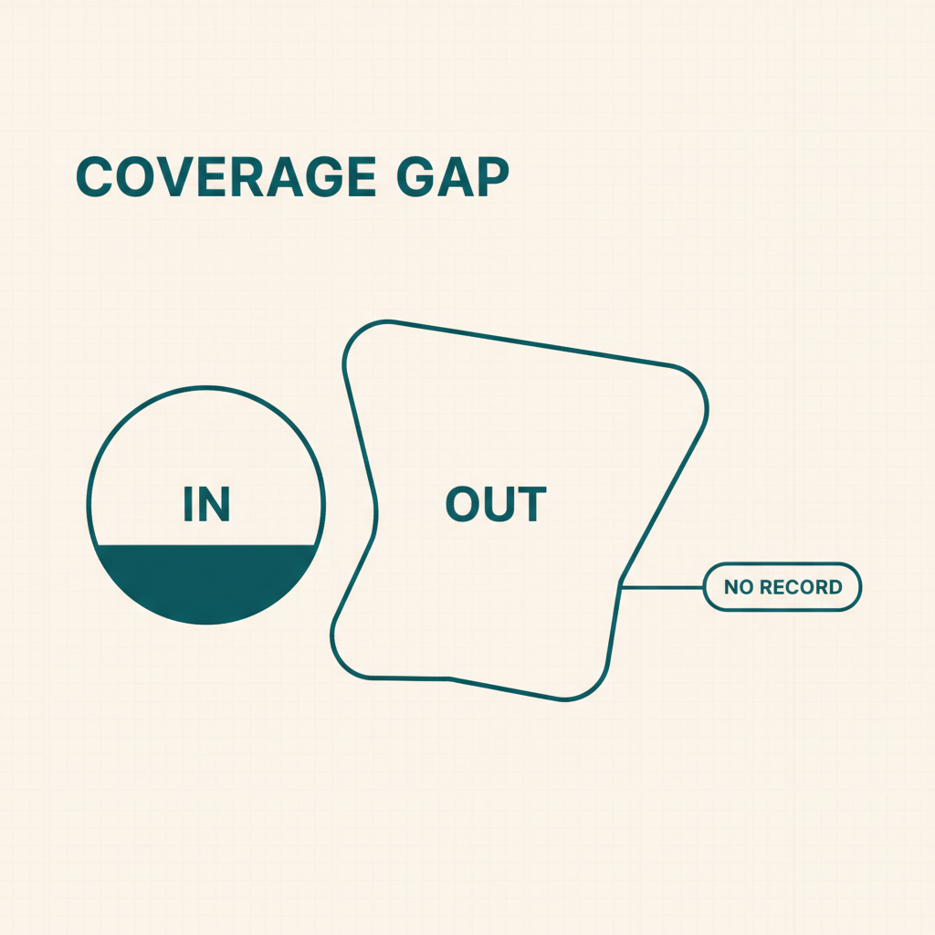Most U.S. employers fall outside The Work Number, so a 'no record found' result is a coverage gap, not a verification failure