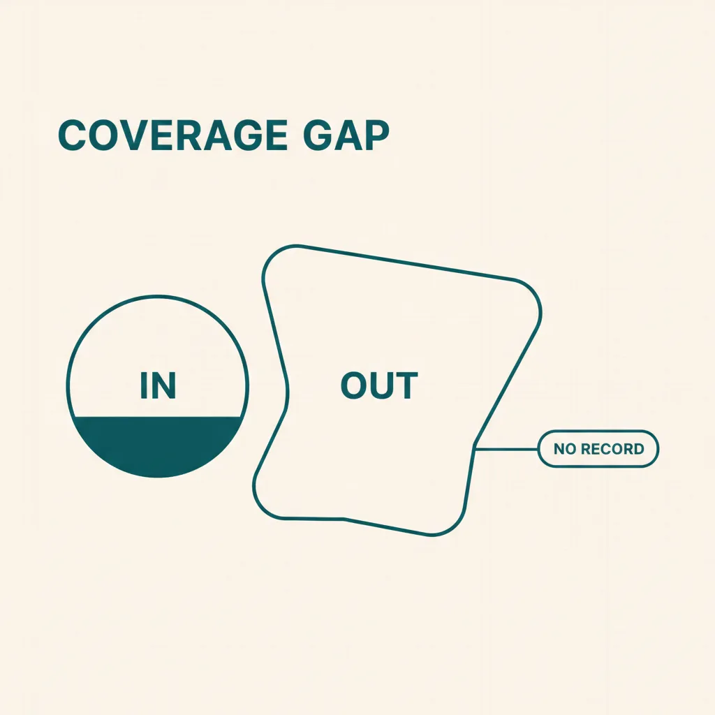 Most U.S. employers fall outside The Work Number, so a 'no record found' result is a coverage gap, not a verification failure