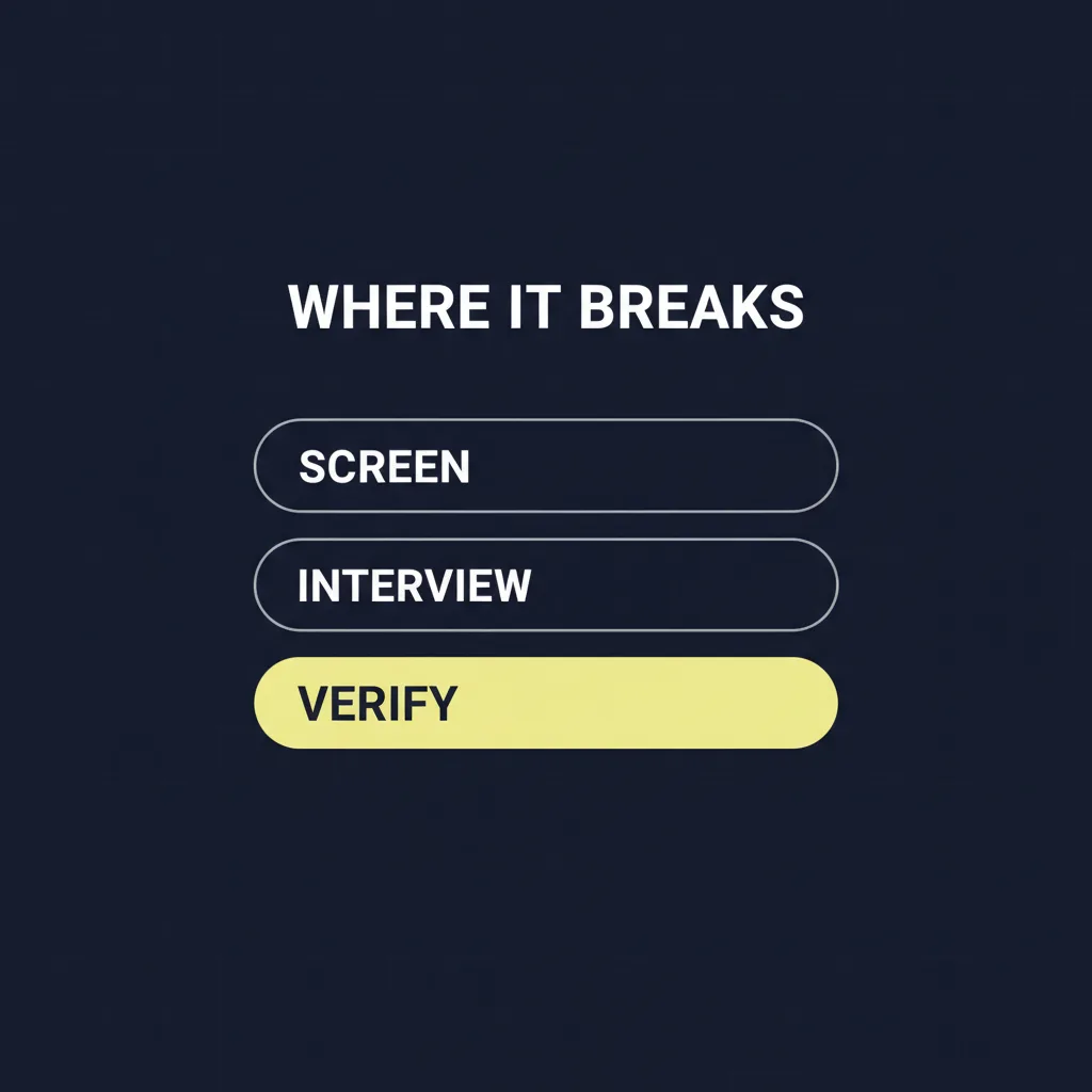 Where candidate fraud breaks through: resume screening, interviews, and verification